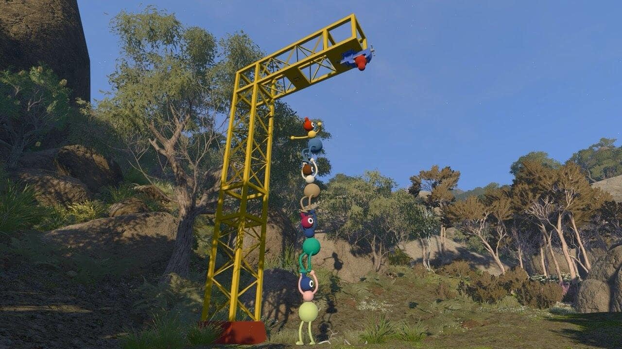 A wide view over Big Walk island terrain while hunting coordinates
